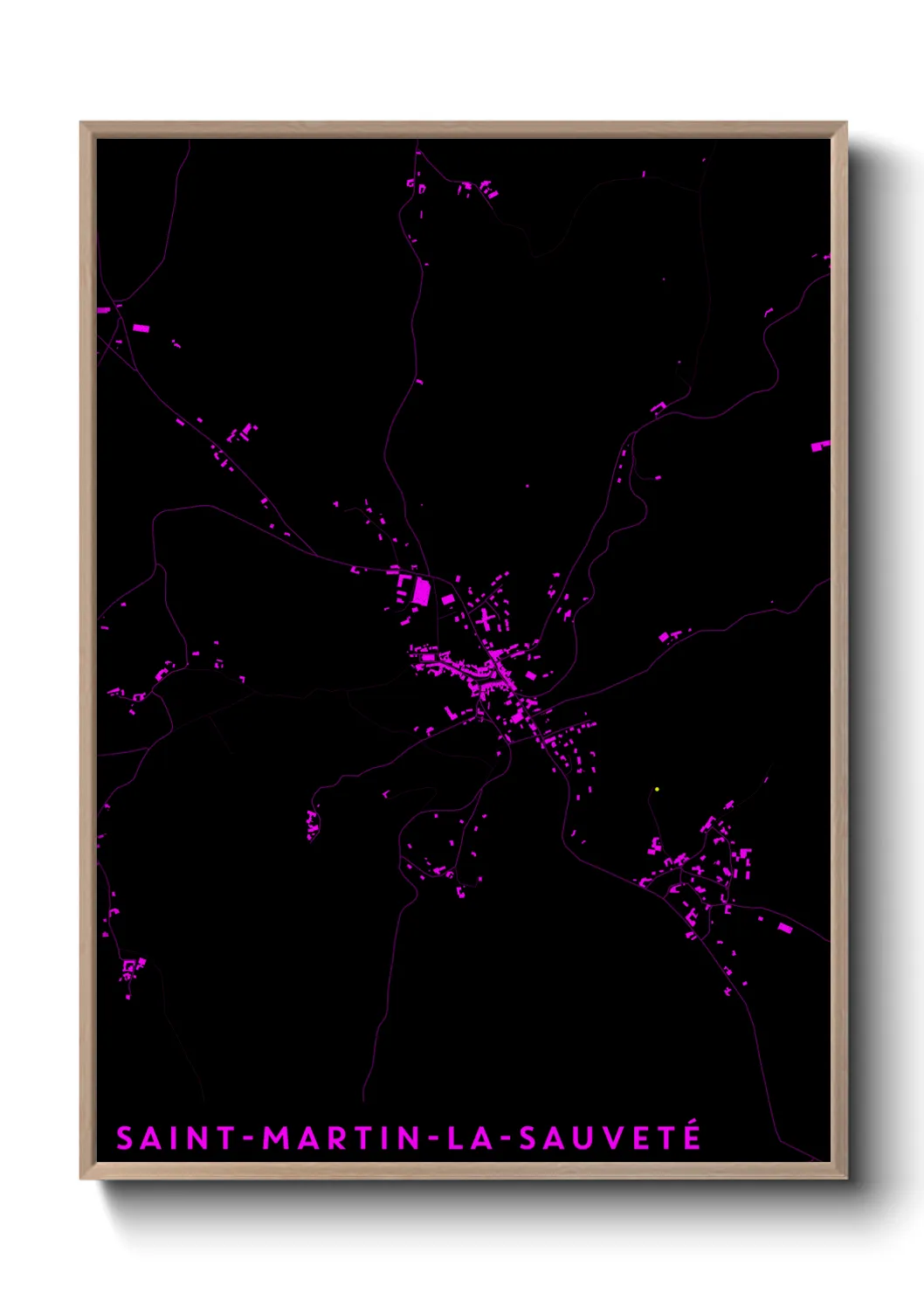 Un poster carteSaint-Martin-la-Sauveté