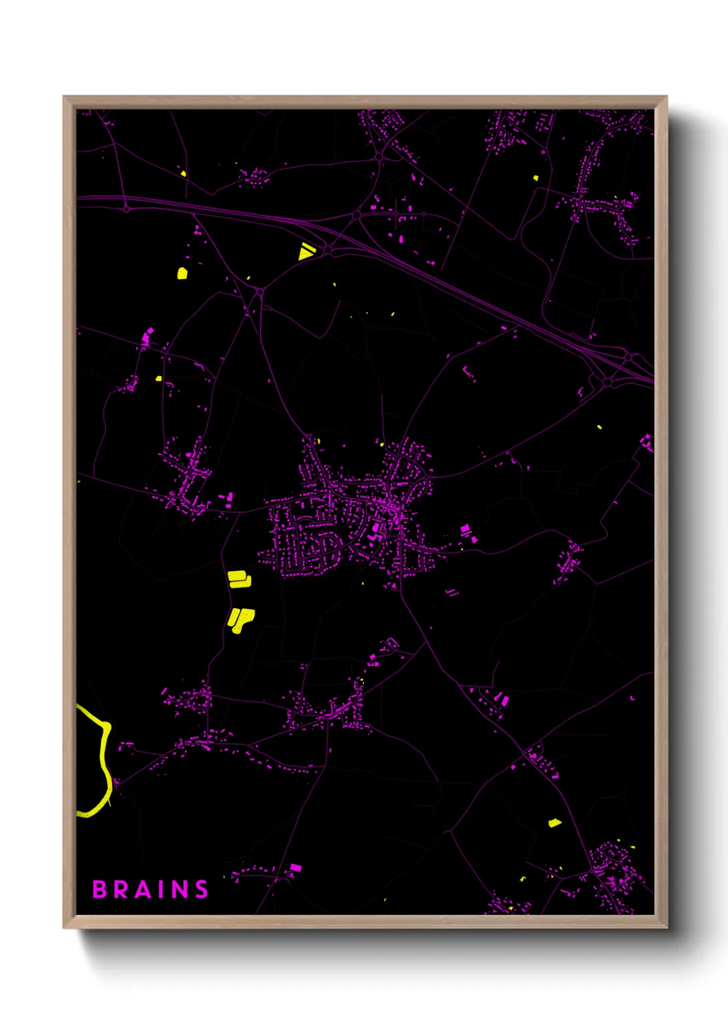 Une affiche de carte sur Brains