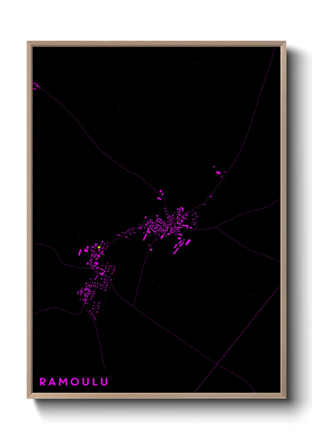 Une affiche de carte sur Ramoulu