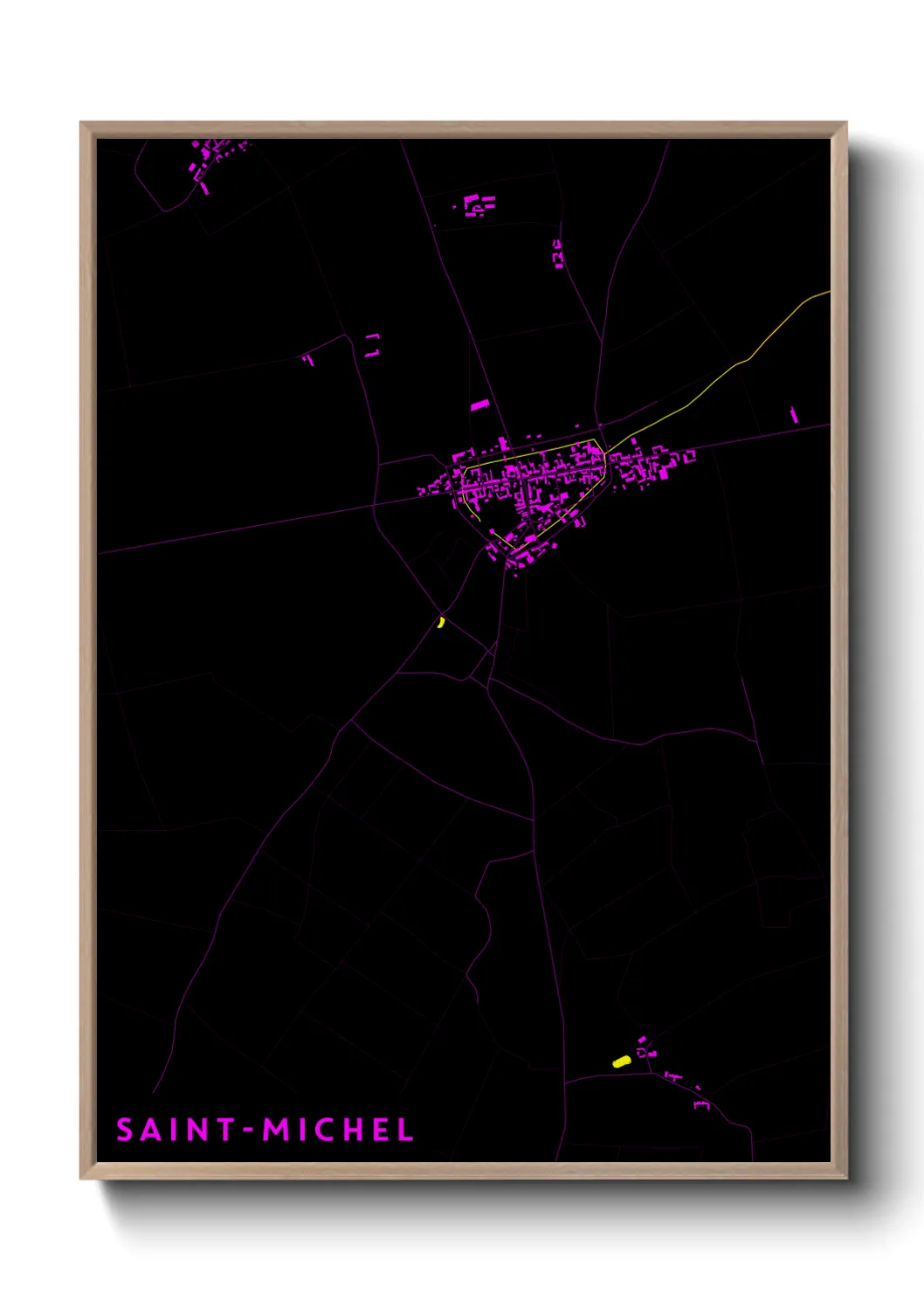 Un poster carteSaint-Michel