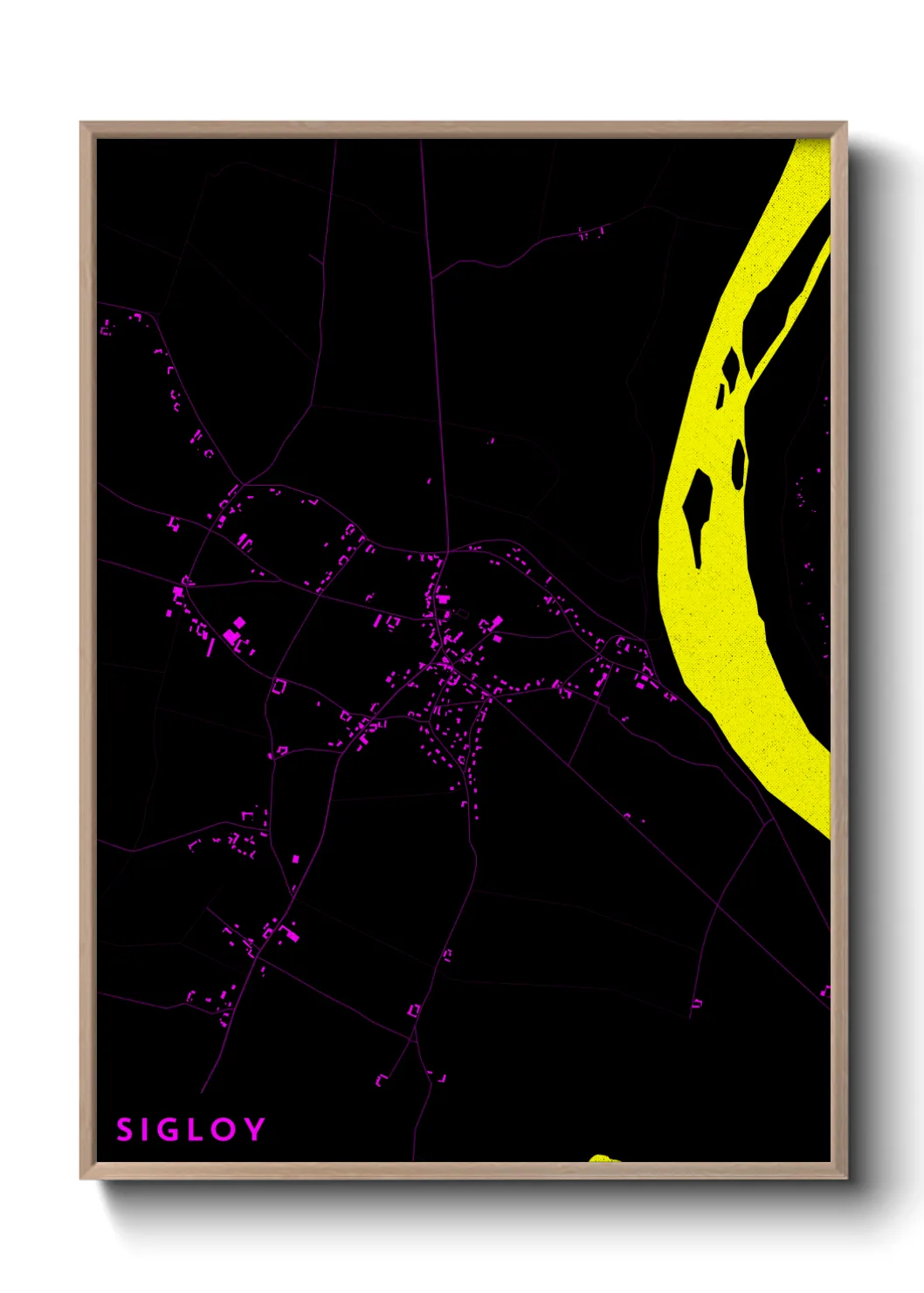 Une affiche de carte sur Sigloy