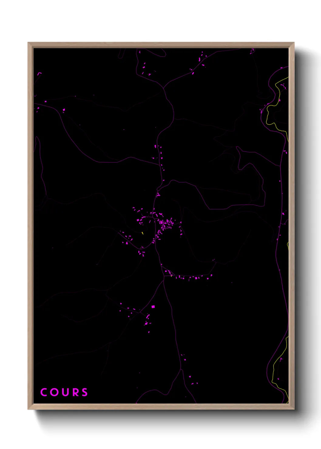 Un poster carteCours