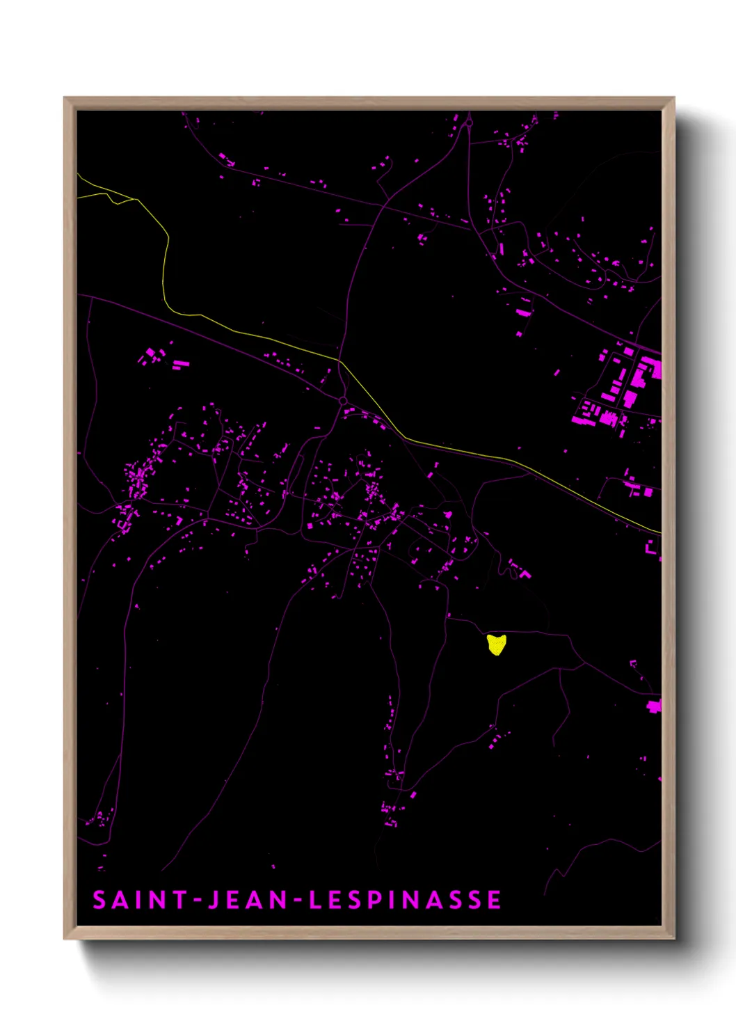 Un poster carteSaint-Jean-Lespinasse