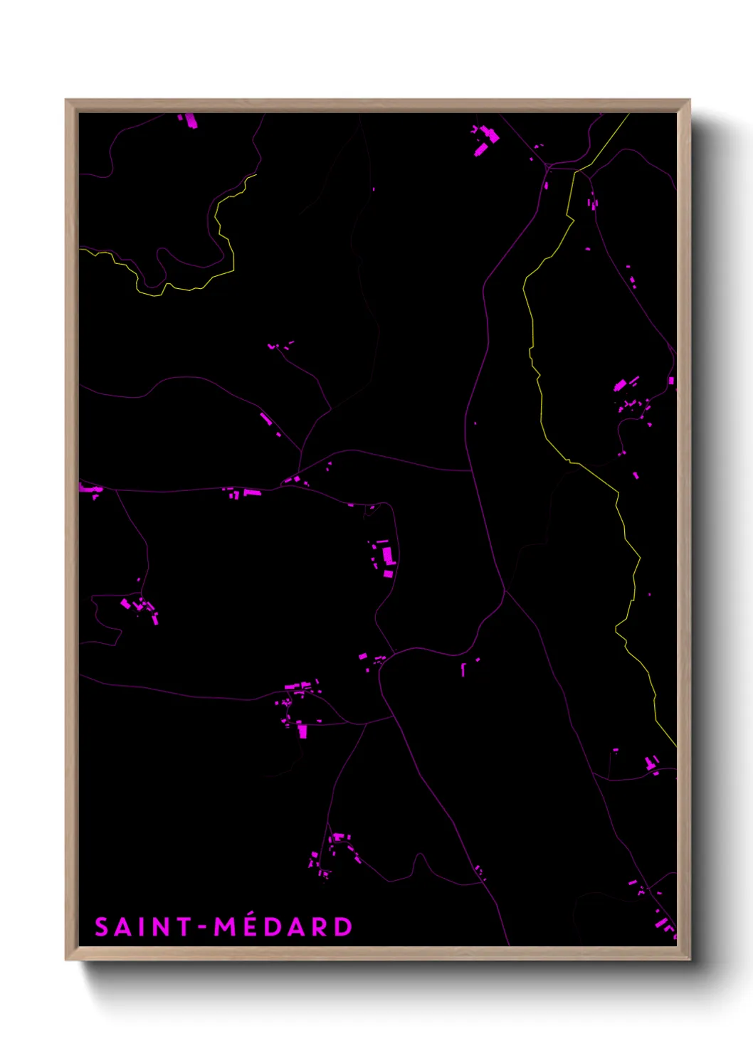 Un poster carteSaint-Médard