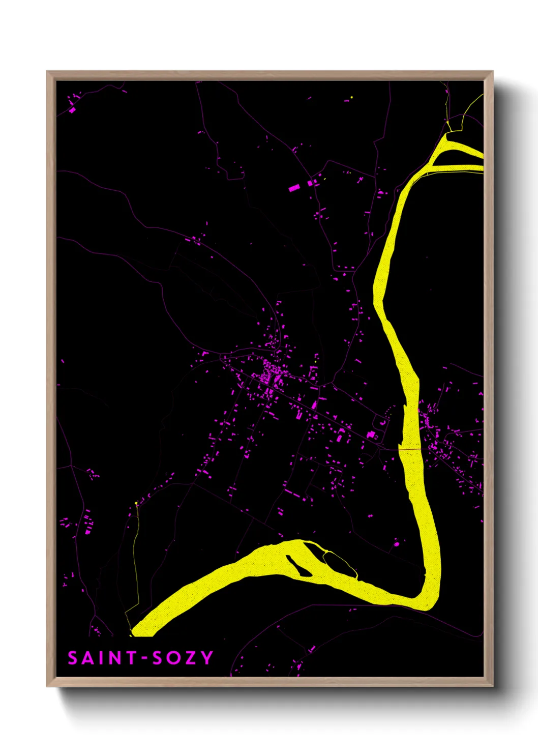 Un poster carteSaint-Sozy