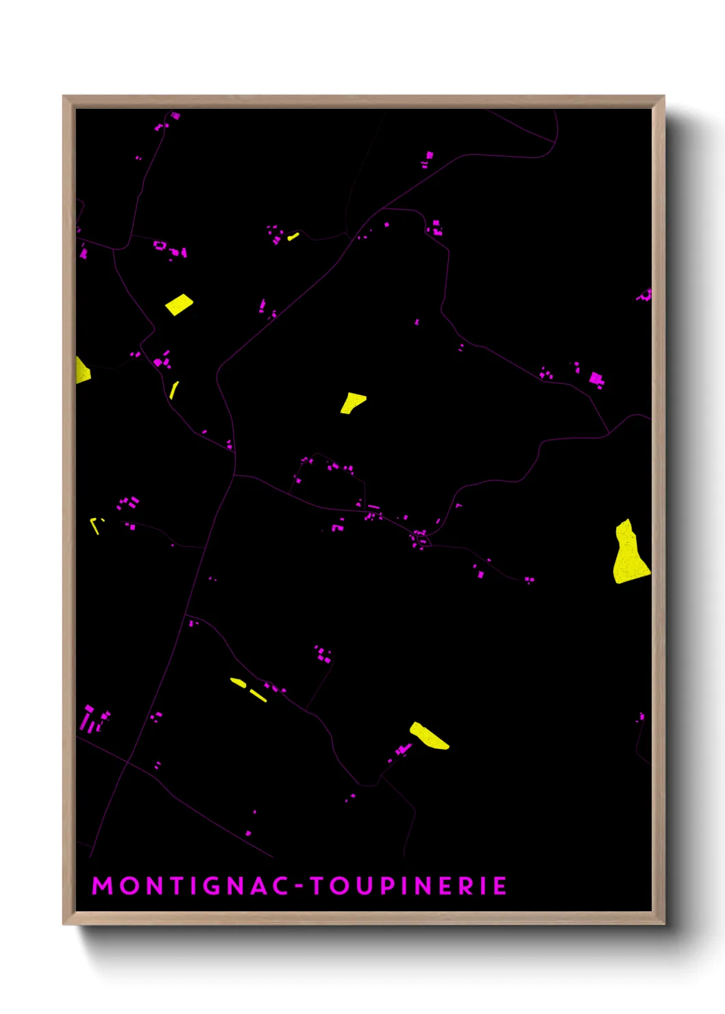 Un poster carteMontignac-Toupinerie