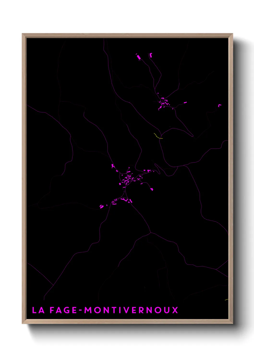 Un poster carteLa Fage-Montivernoux