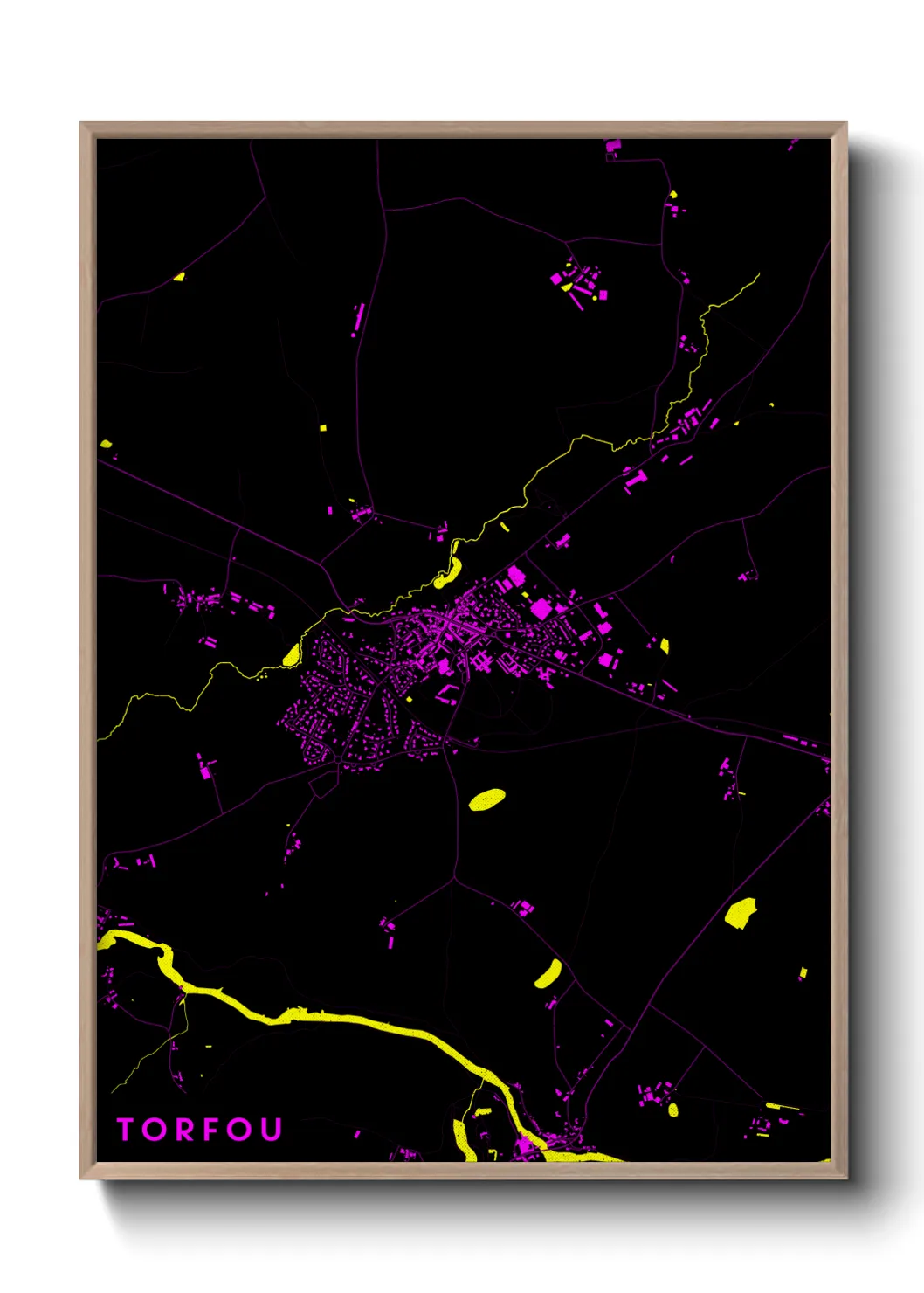Une affiche de carte sur Torfou