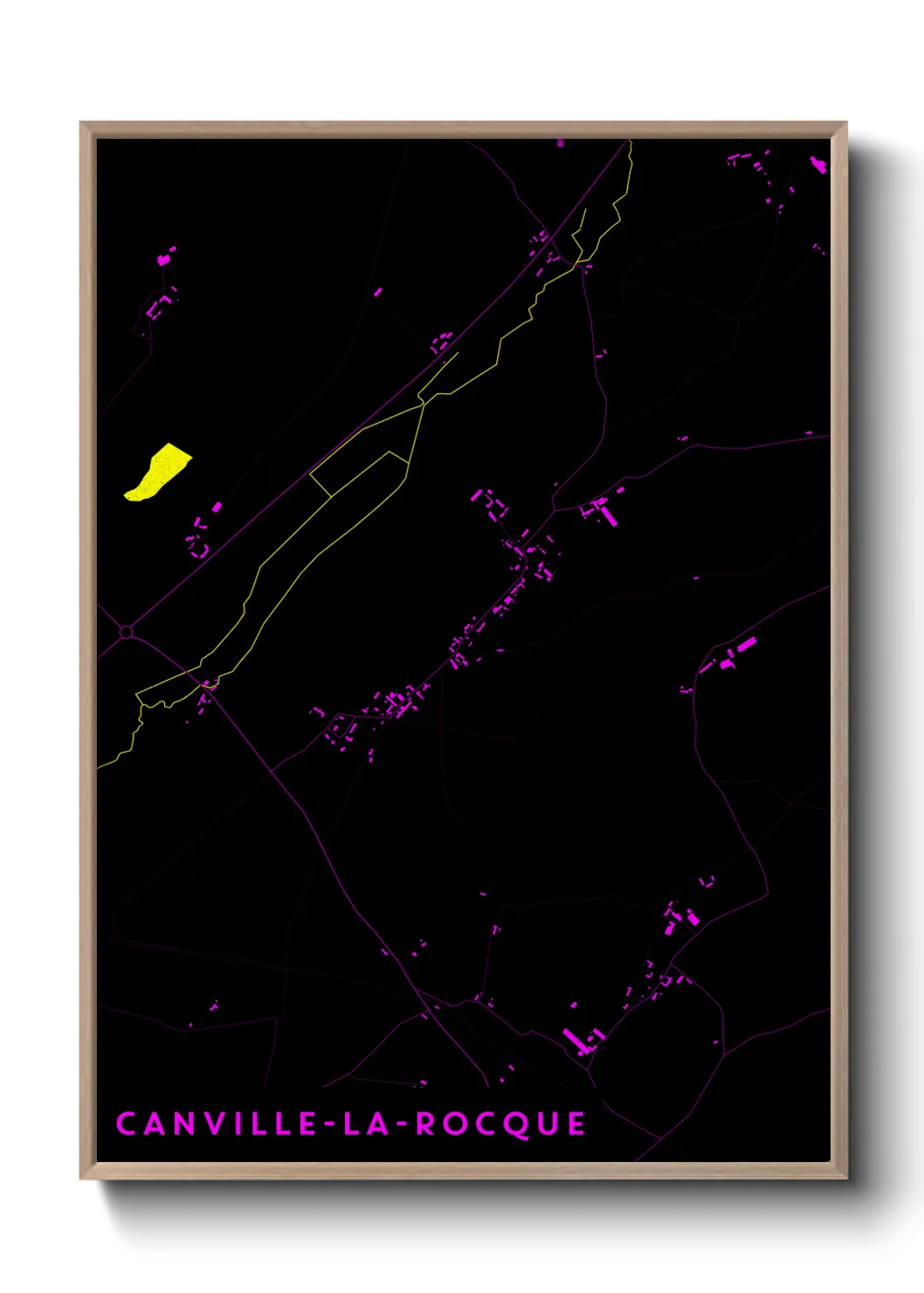 Un poster carteCanville-la-Rocque