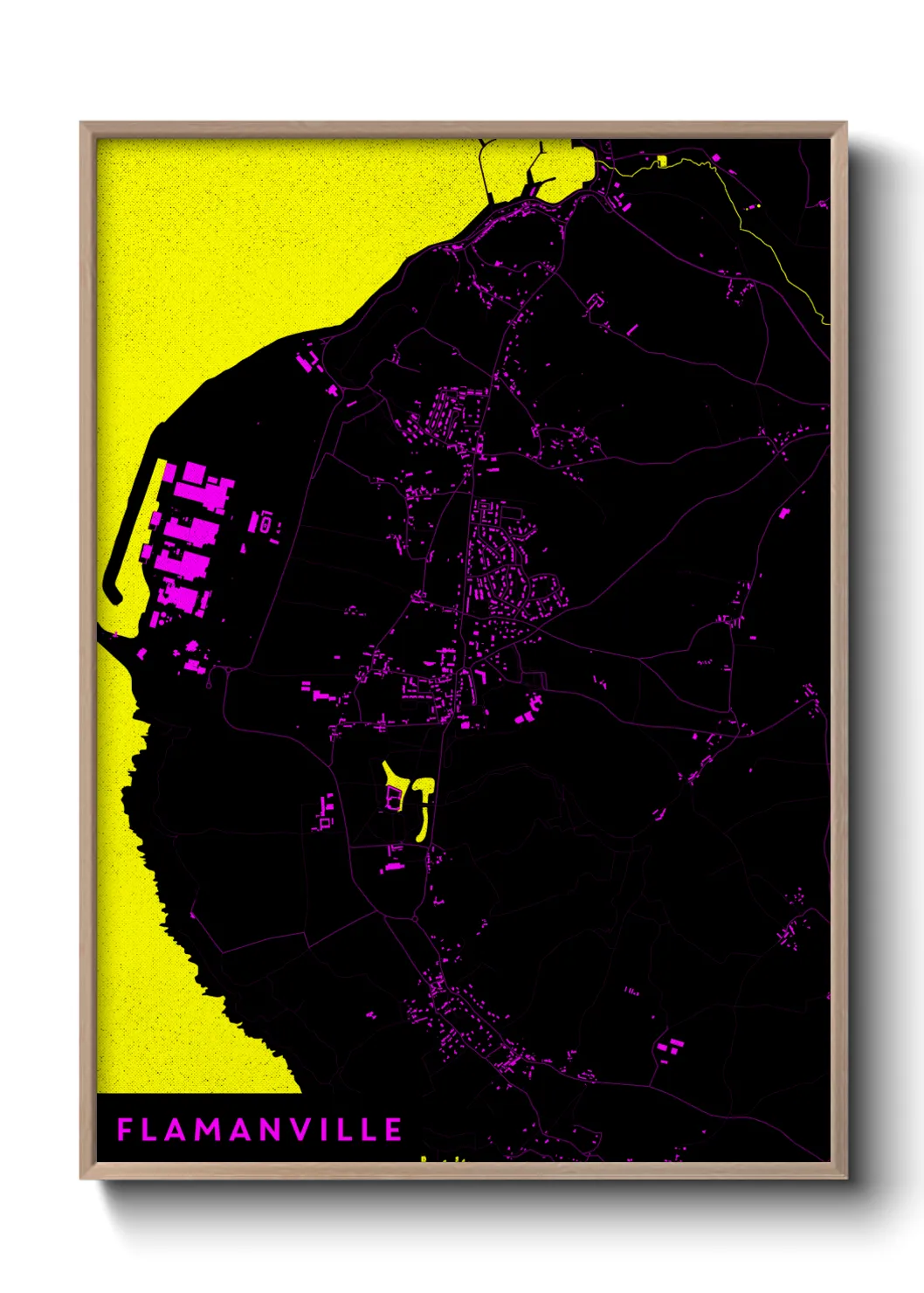 Un poster carteFlamanville