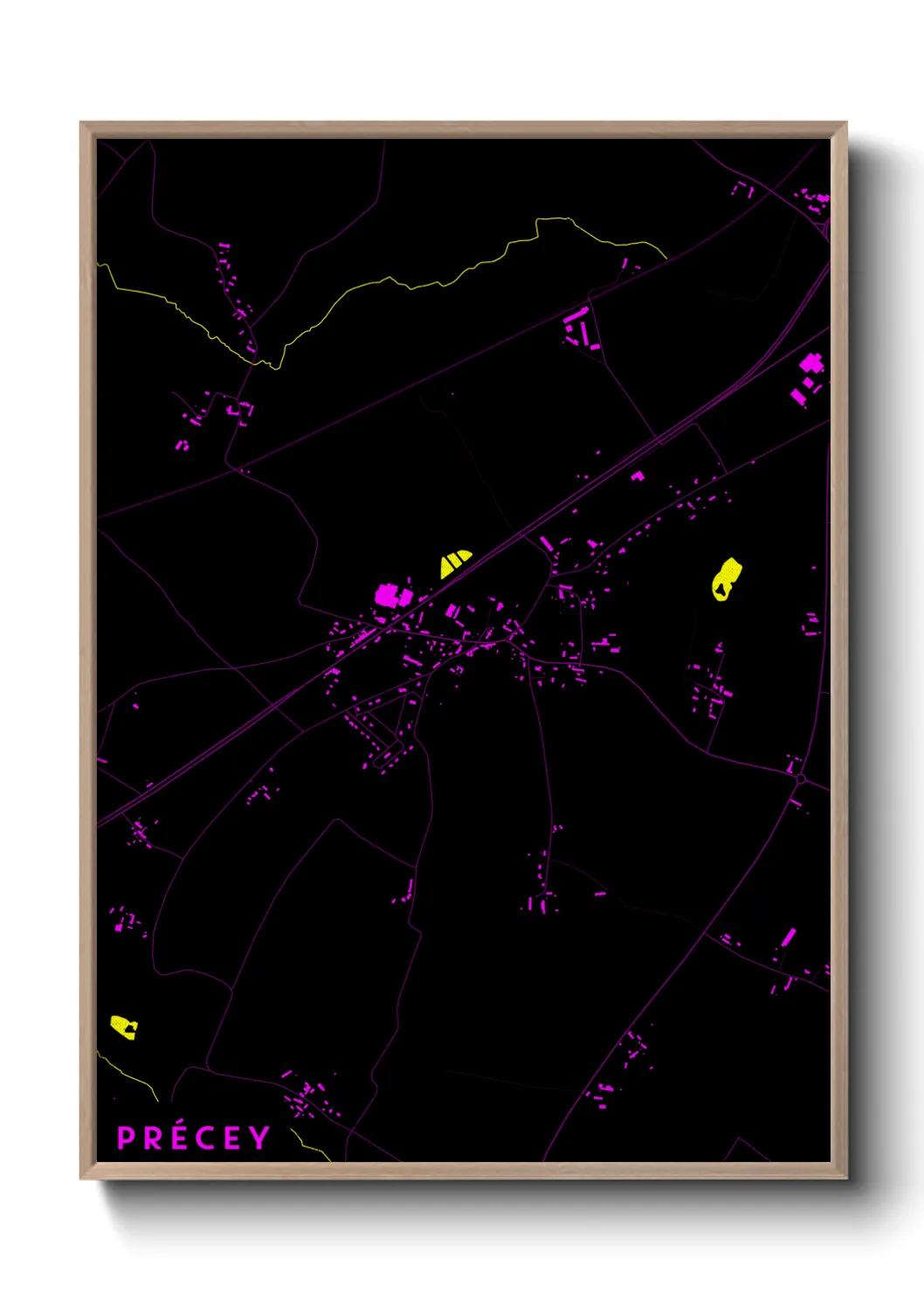 Un poster cartePrécey