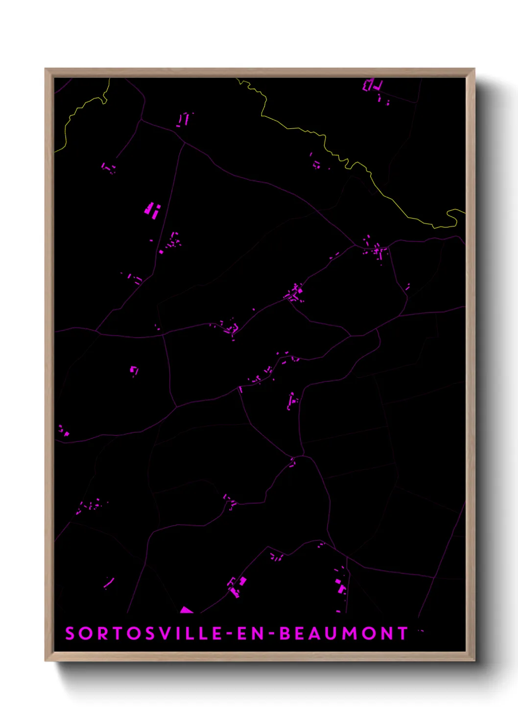 Un poster carteSortosville-en-Beaumont