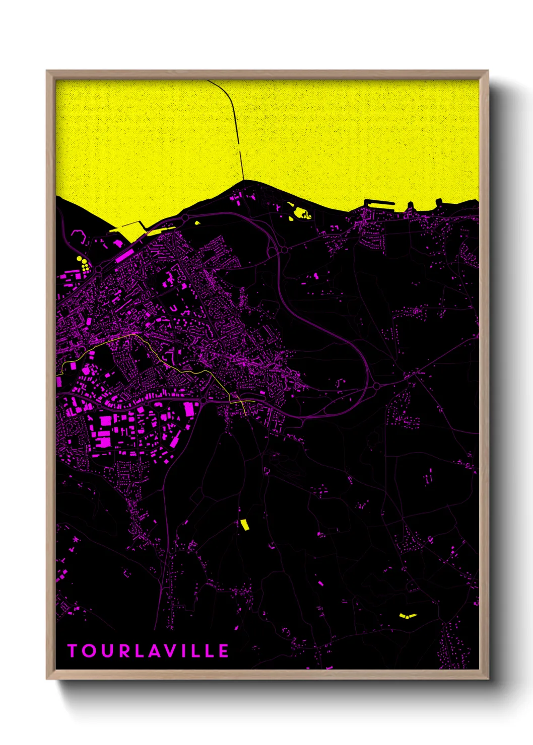 Un poster carteTourlaville