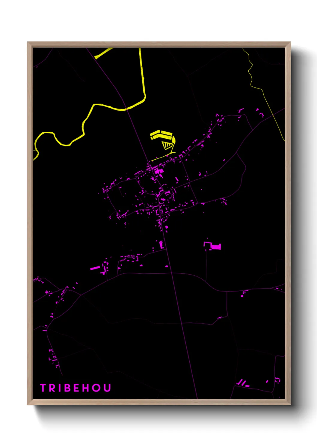 Une affiche de carte sur Tribehou