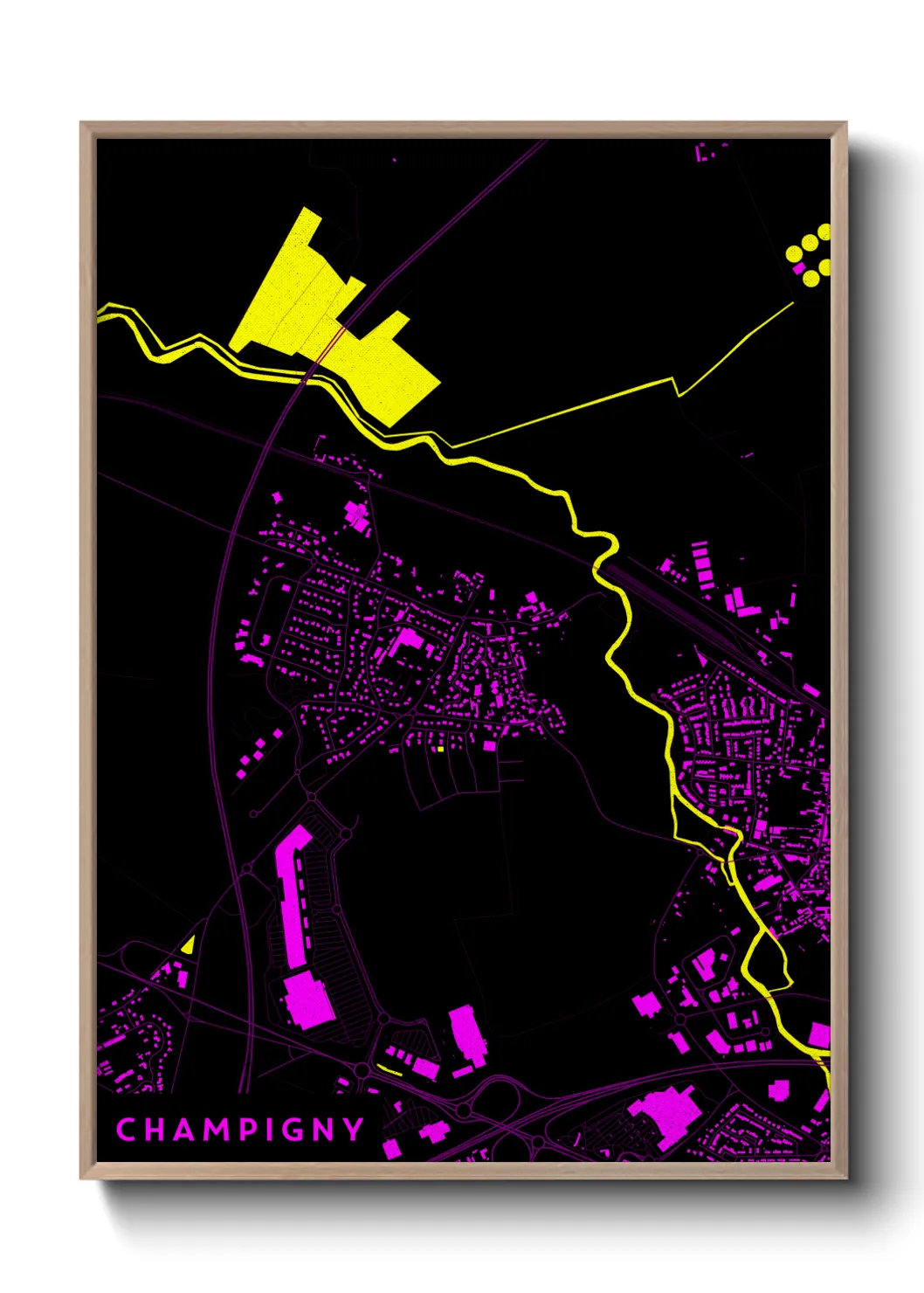 Un poster carteChampigny