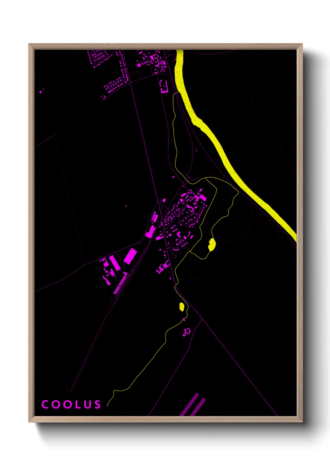 Une affiche de carte sur Coolus
