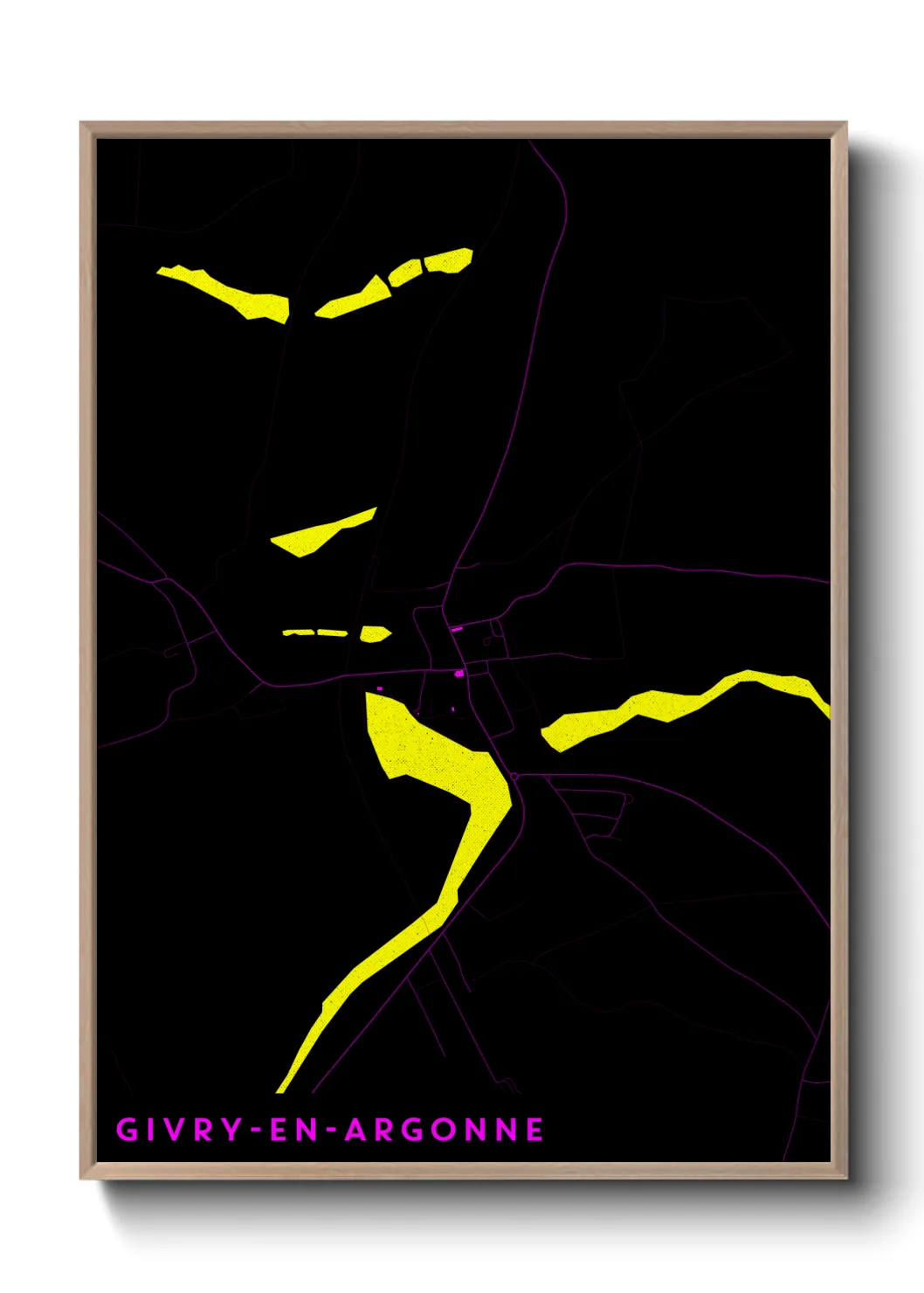 Un poster carteGivry-en-Argonne