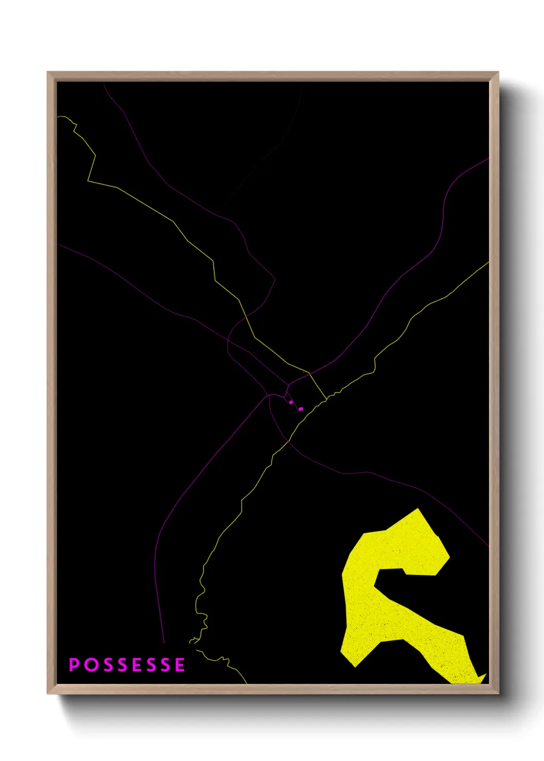 Une affiche de carte sur Possesse