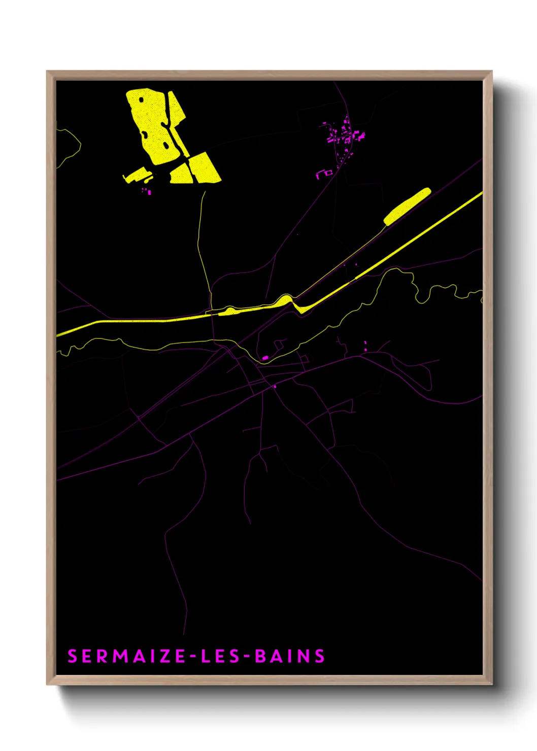 Un poster carteSermaize-les-Bains