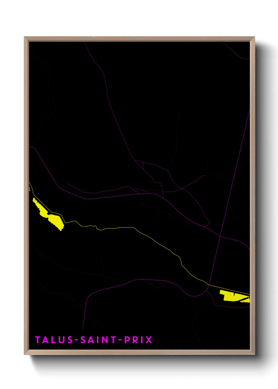 Un poster carteTalus-Saint-Prix