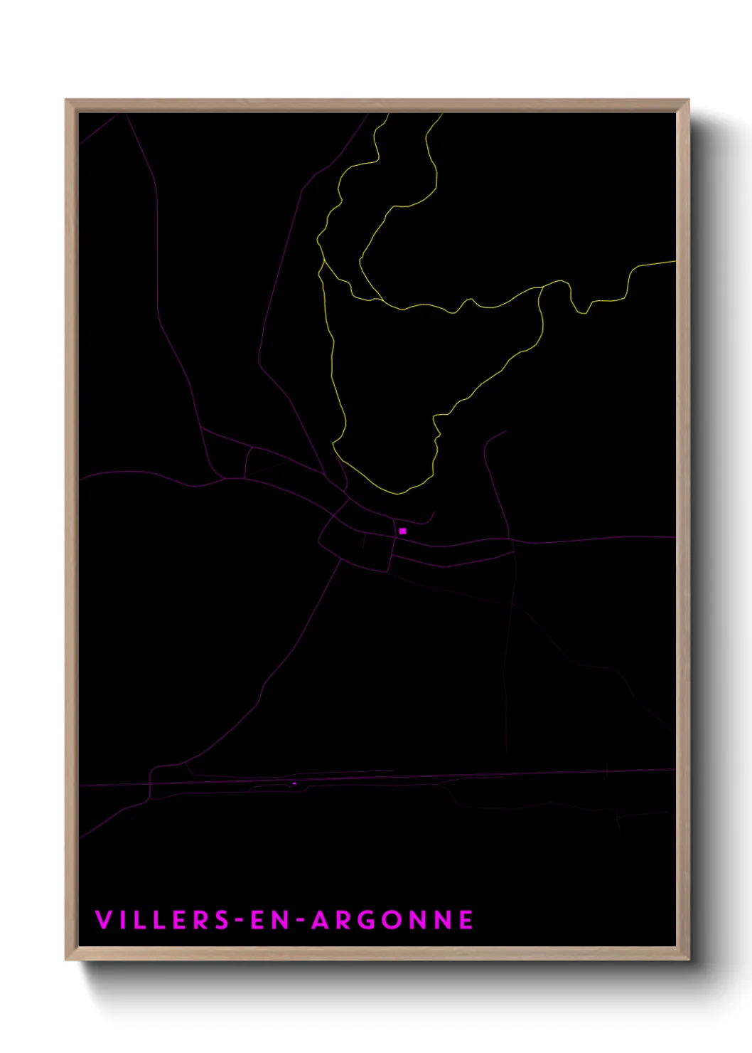 Un poster carteVillers-en-Argonne