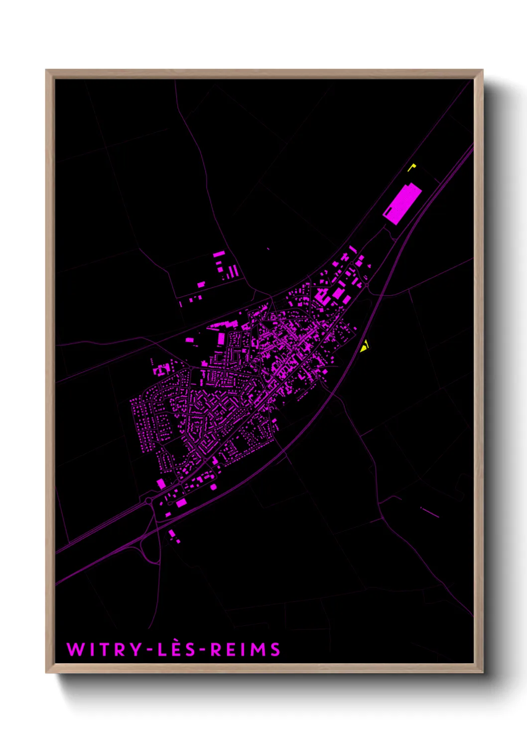 Un poster carteWitry-lès-Reims