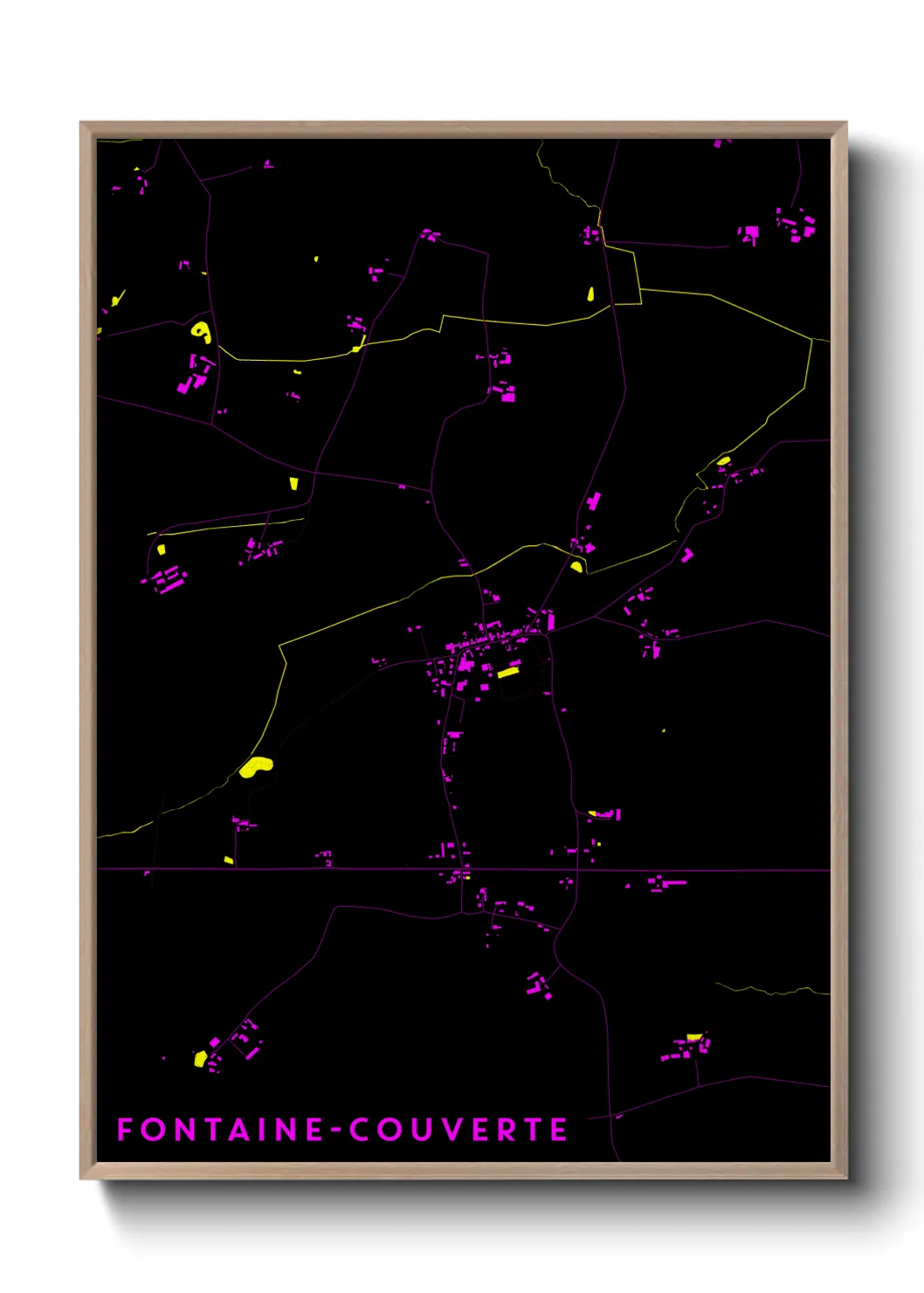 Un poster carteFontaine-Couverte