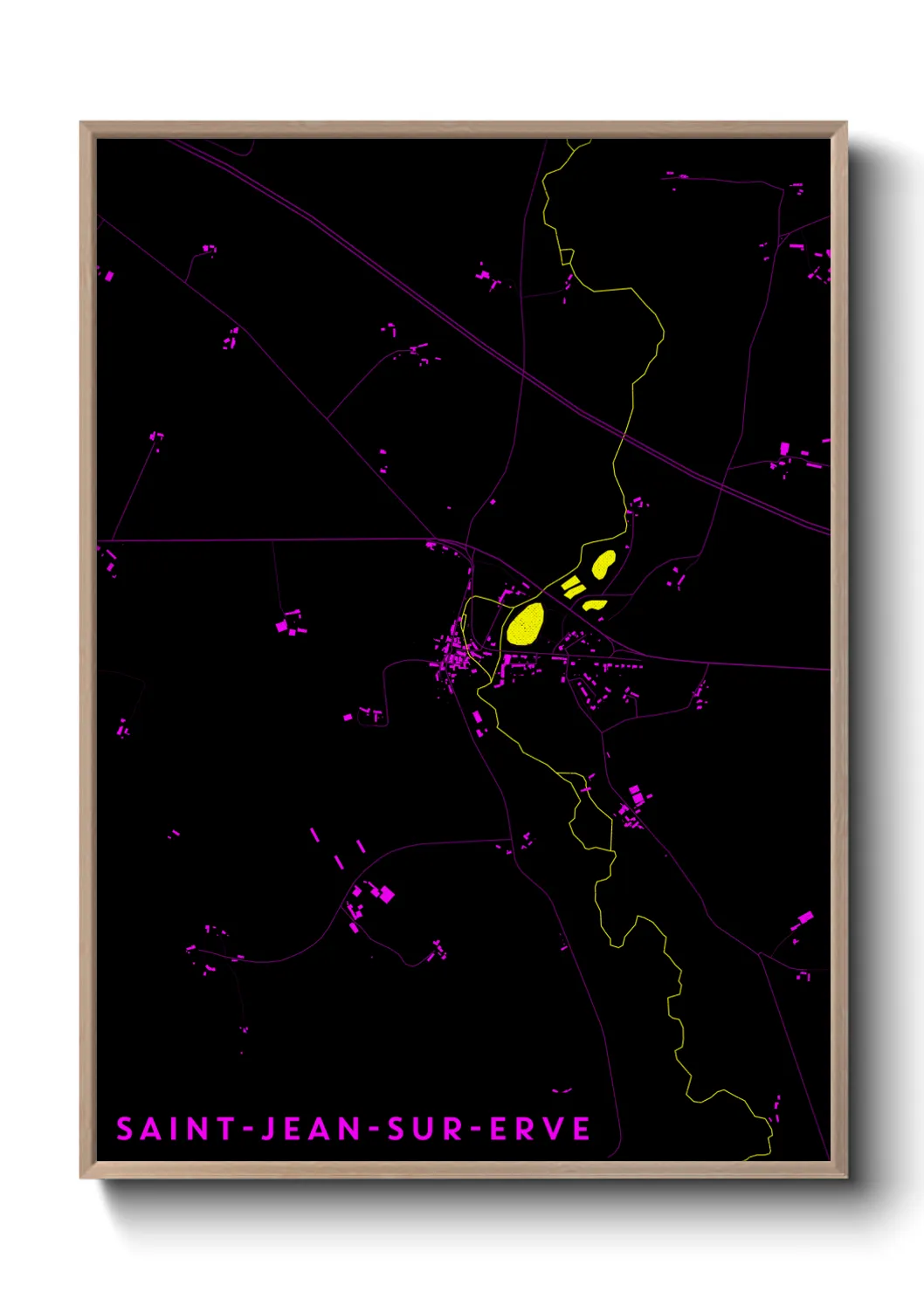Un poster carteSaint-Jean-sur-Erve