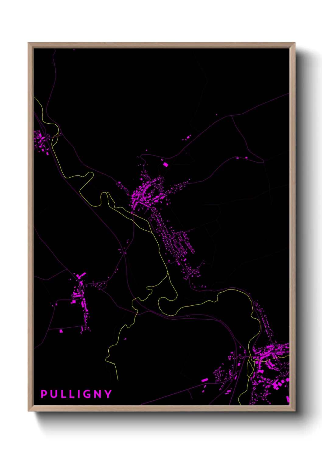 Un poster cartePulligny