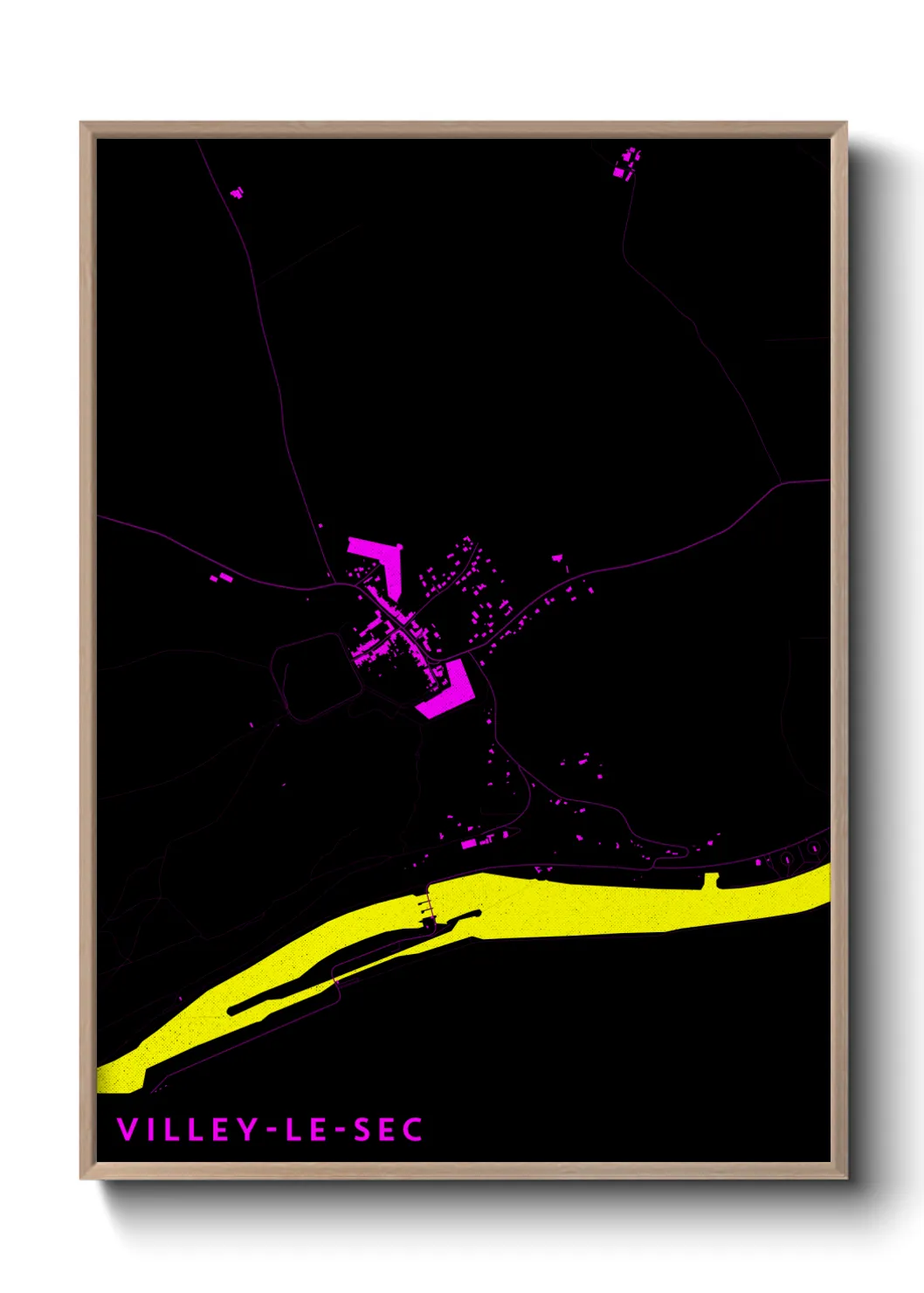 Un poster carteVilley-le-Sec
