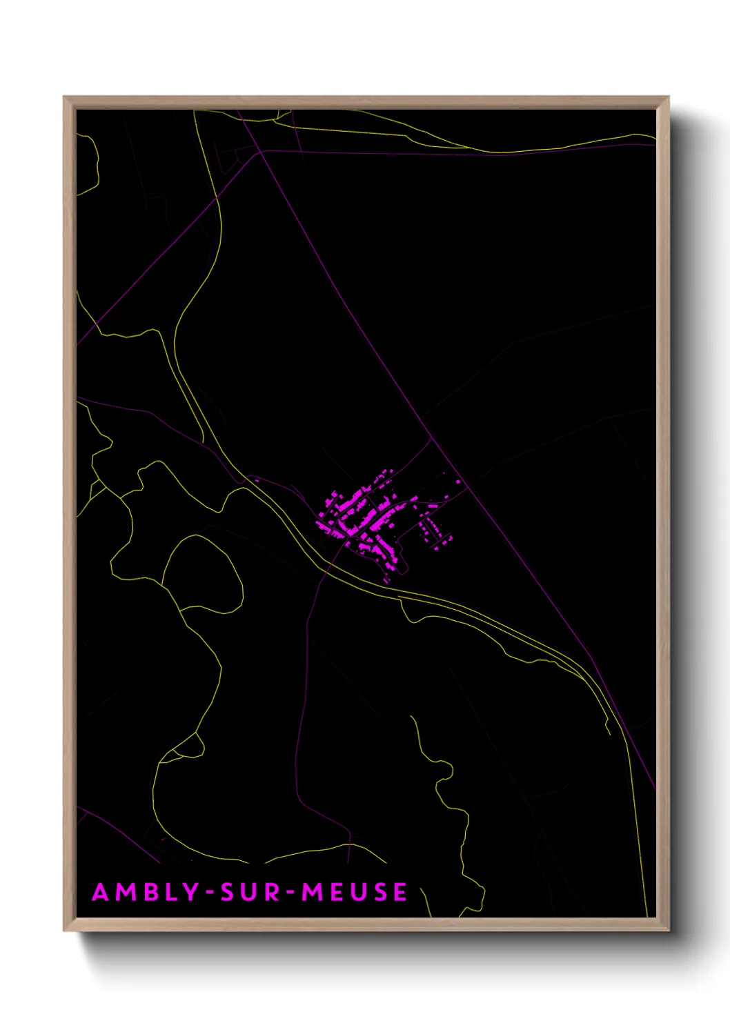 Un poster carteAmbly-sur-Meuse