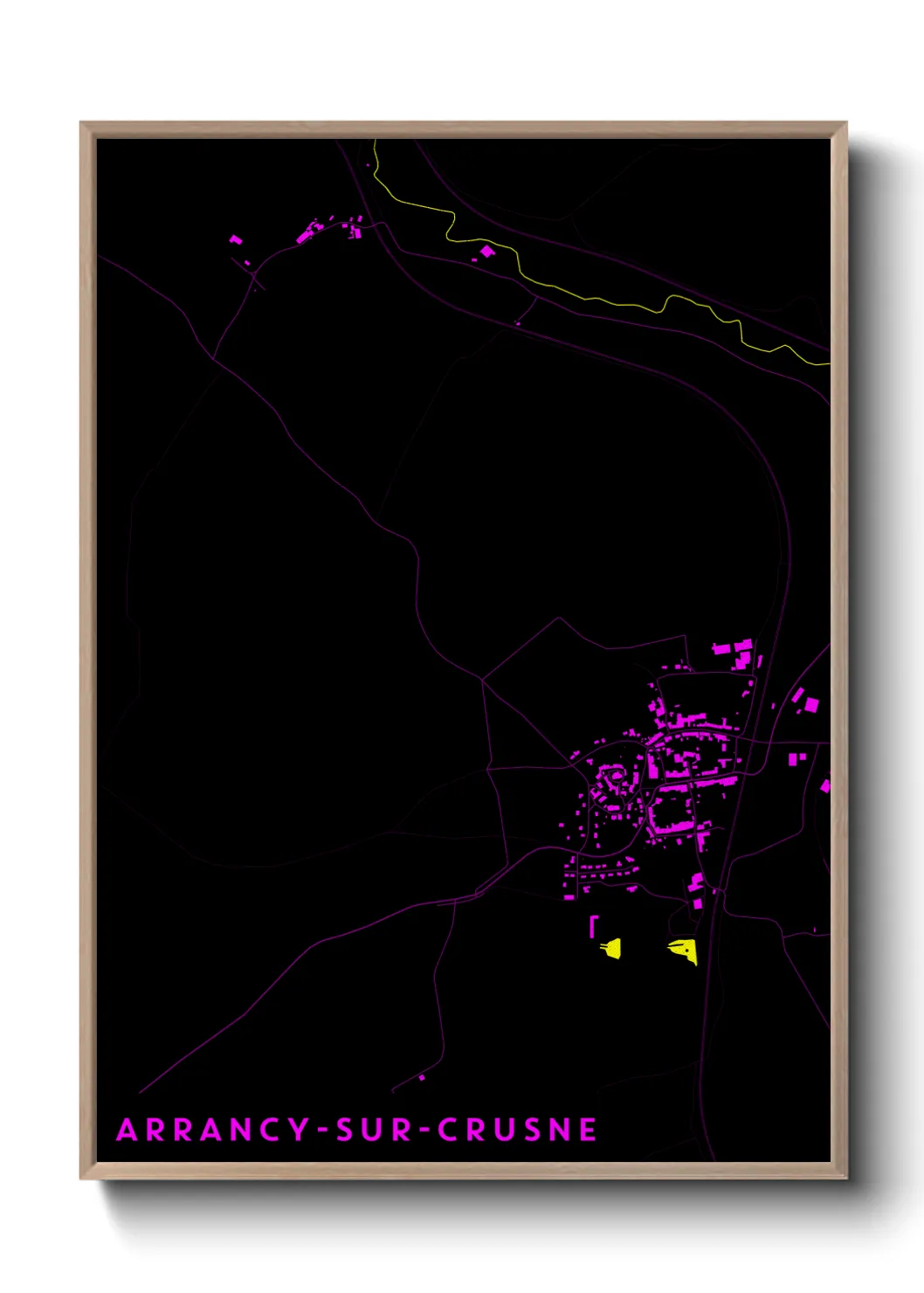 Un poster carteArrancy-sur-Crusne