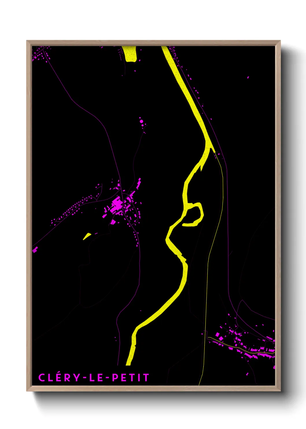 Un poster carteCléry-le-Petit