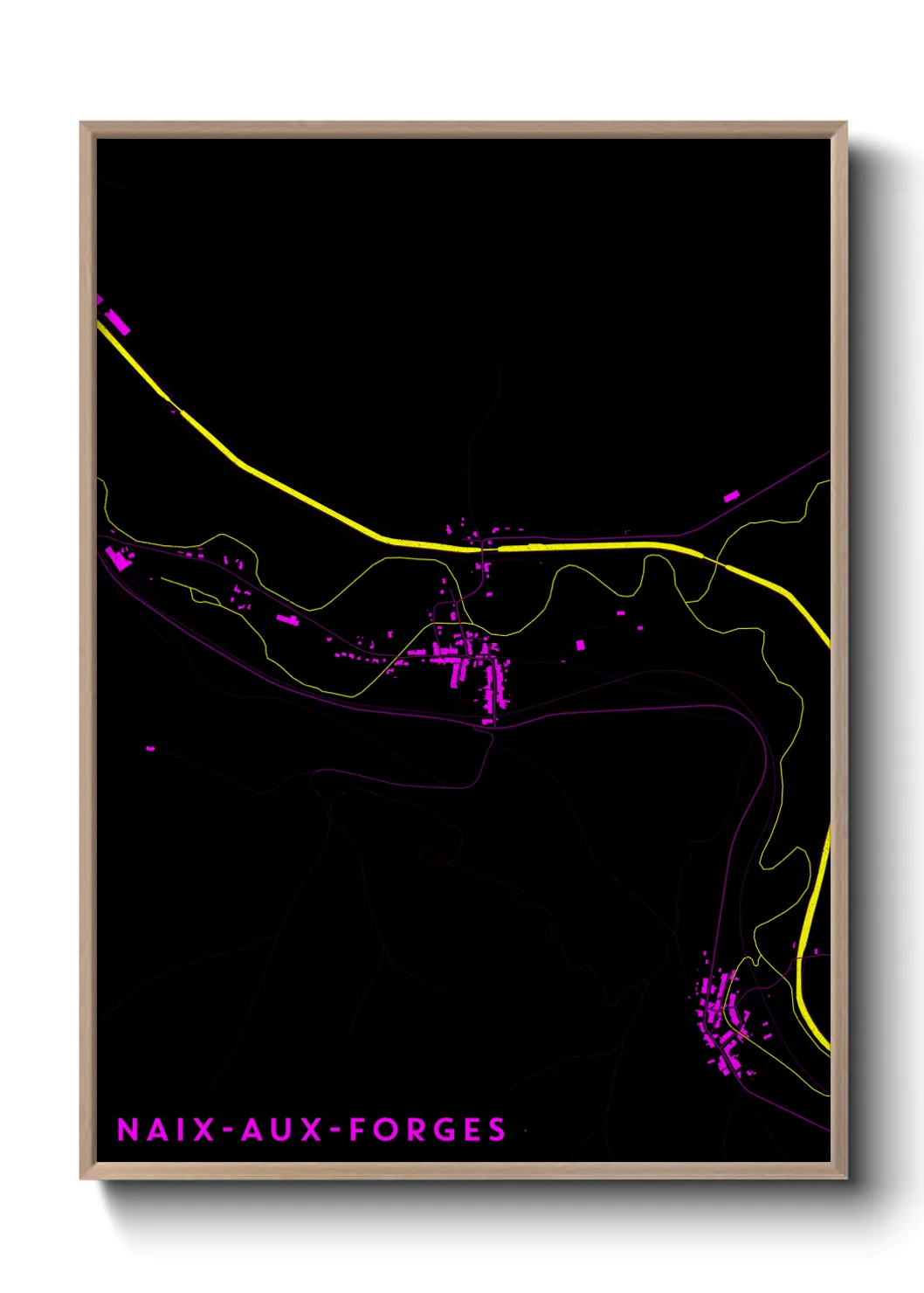 Un poster carteNaix-aux-Forges