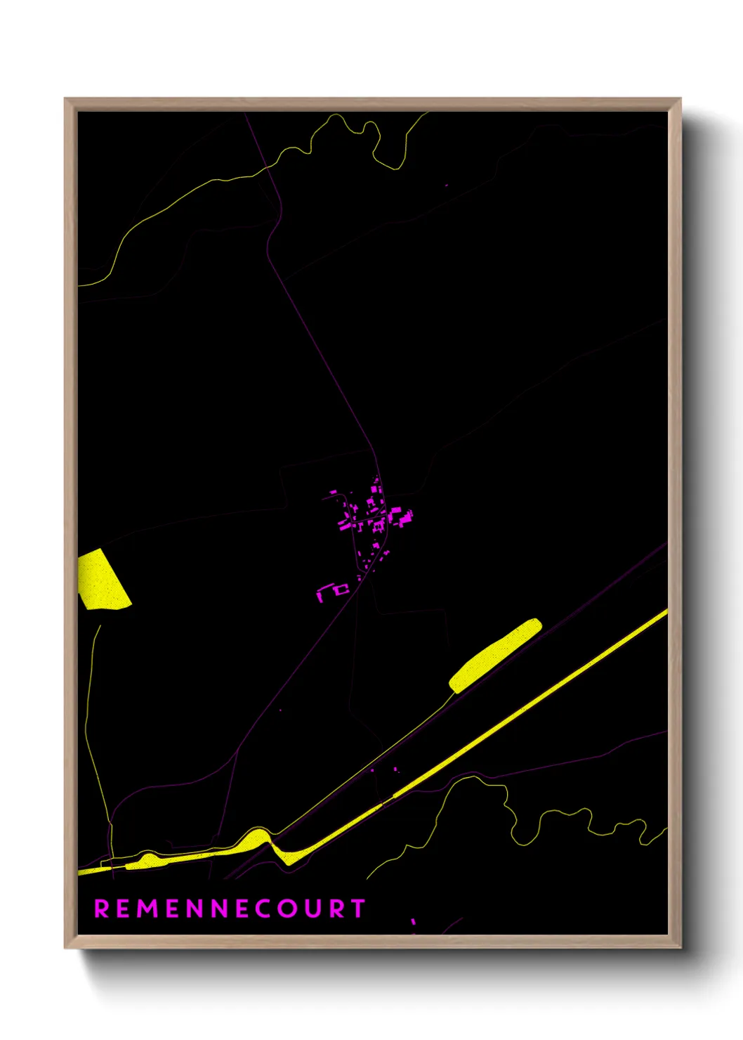 Un poster carteRemennecourt