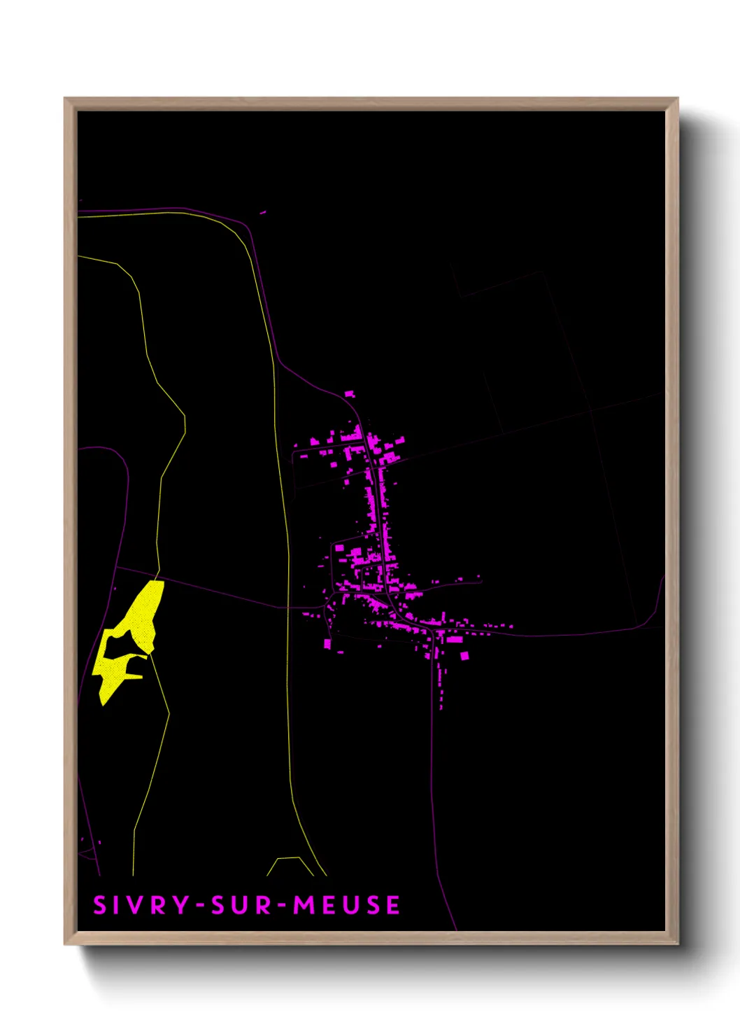 Un poster carteSivry-sur-Meuse