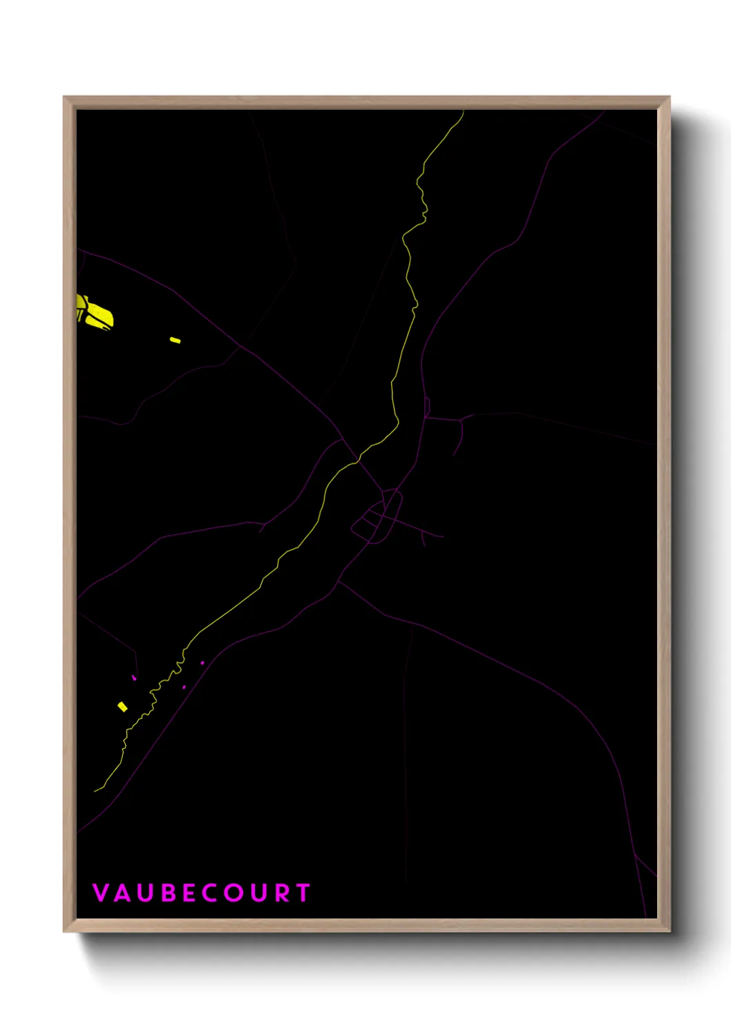 Un poster carteVaubecourt