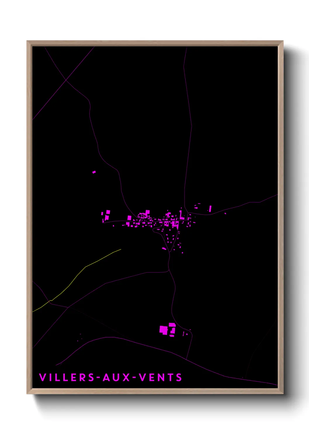 Un poster carteVillers-aux-Vents