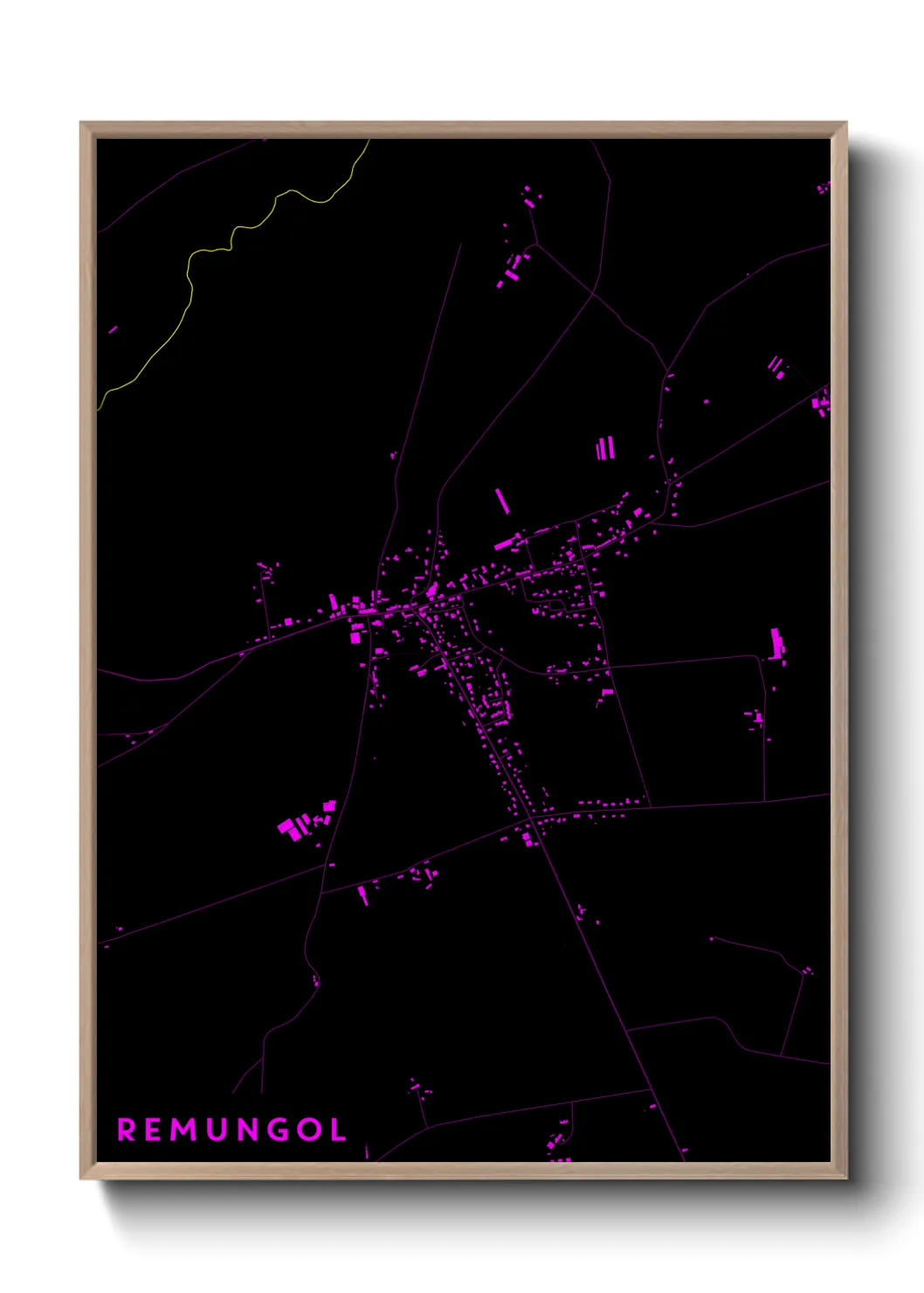 Une affiche de carte sur Remungol