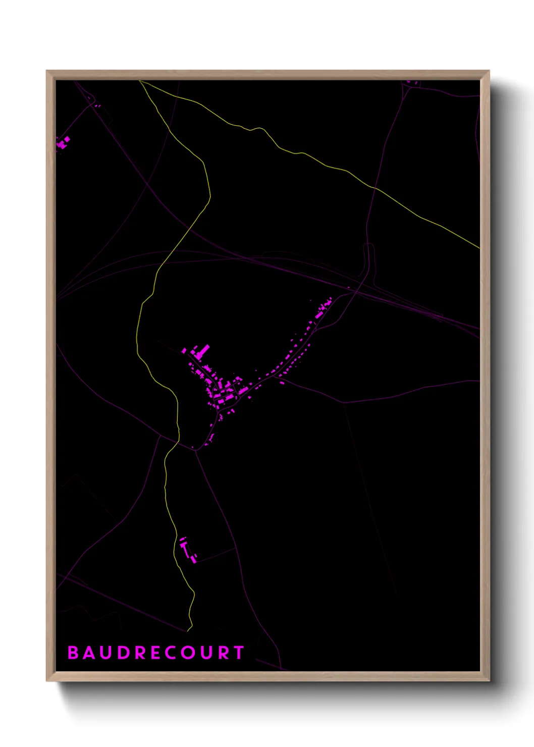 Un poster carteBaudrecourt