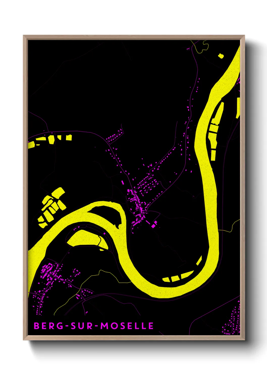 Un poster carteBerg-sur-Moselle