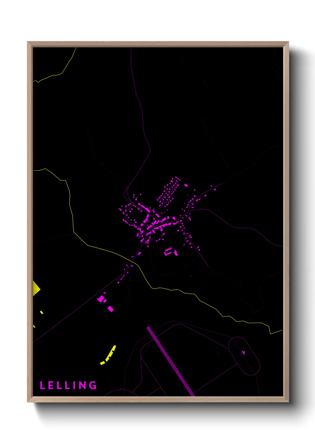 Une affiche de carte sur Lelling