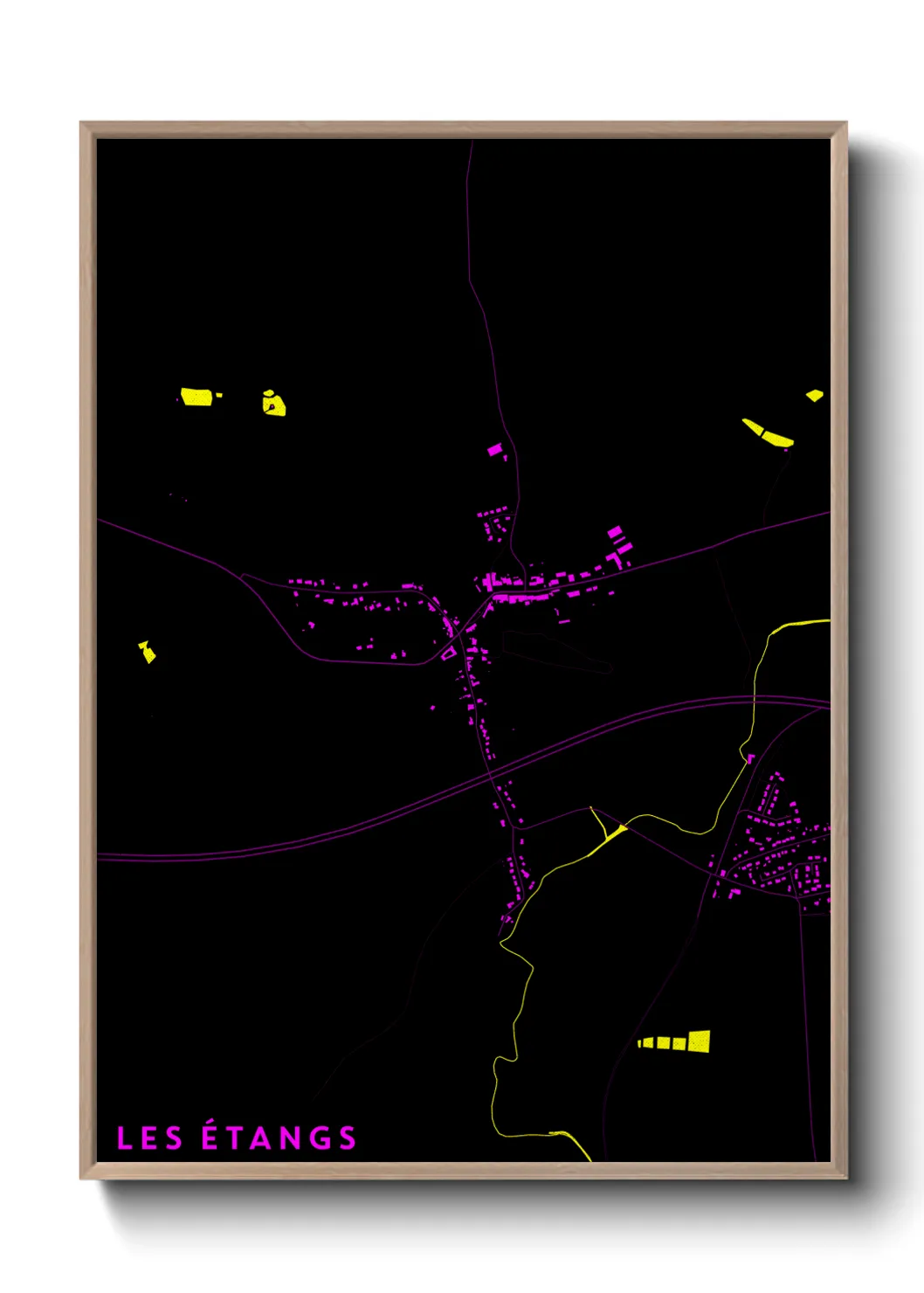 Un poster carteLes Étangs