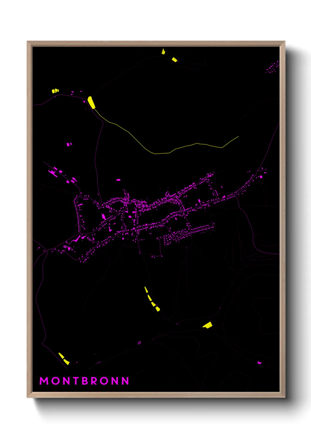 Un poster carteMontbronn