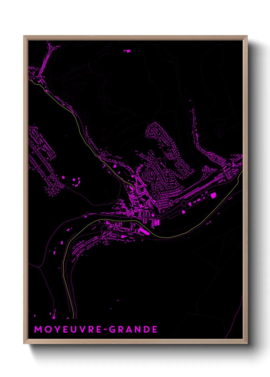 Un poster carteMoyeuvre-Grande