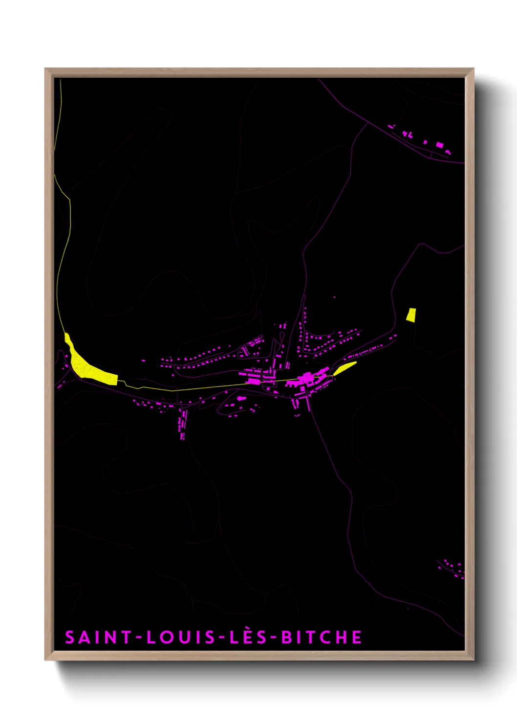 Un poster carteSaint-Louis-lès-Bitche
