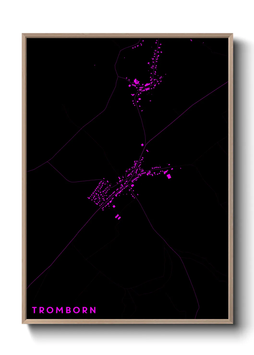 Une affiche de carte sur Tromborn