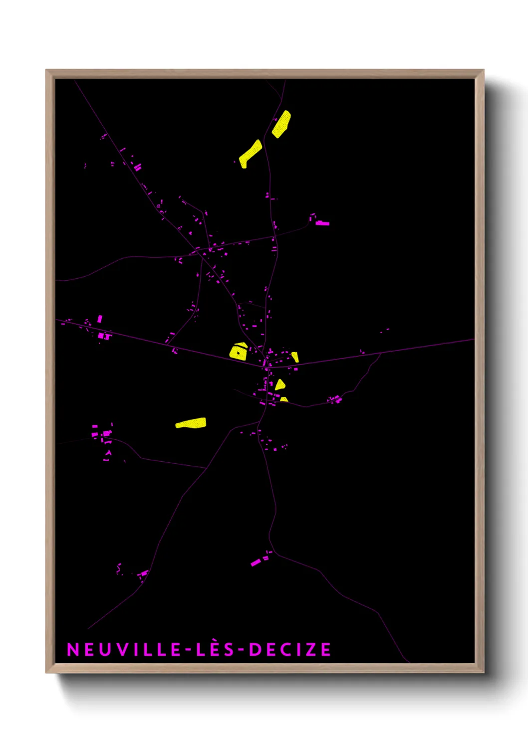 Un poster carteNeuville-lès-Decize