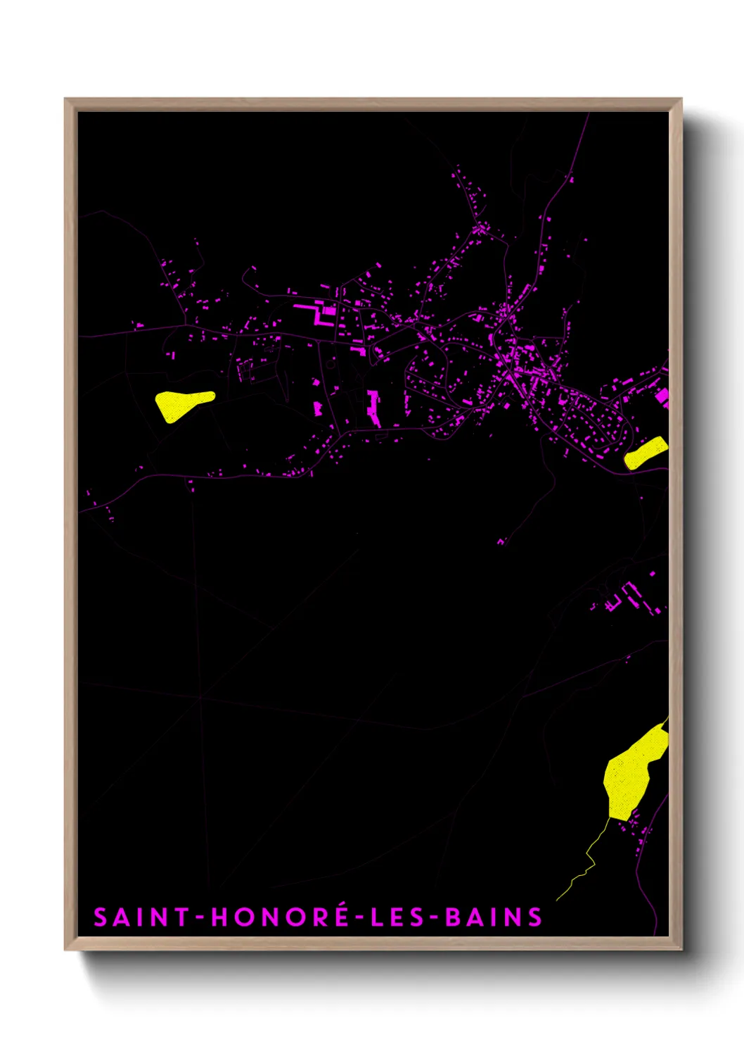 Un poster carteSaint-Honoré-les-Bains