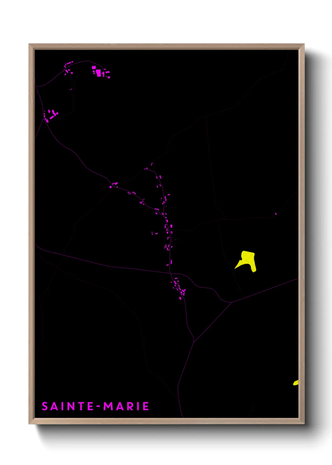 Un poster carteSainte-Marie